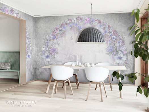 Фотообои в интерьере артикул Floreale 50, FLOREALE, Wall street Фотообои в интерьере артикул Floreale 50, FLOREALE, Wall street